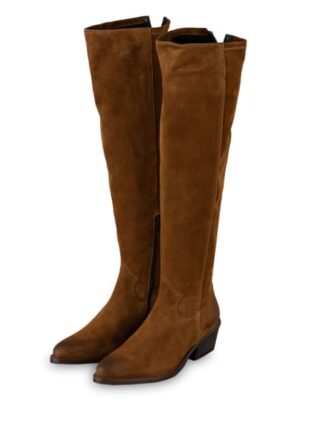 Donna Carolina Cowboy Stiefel, Braun