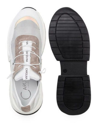 Donna Carolina Plateau-Sneaker, Weiss