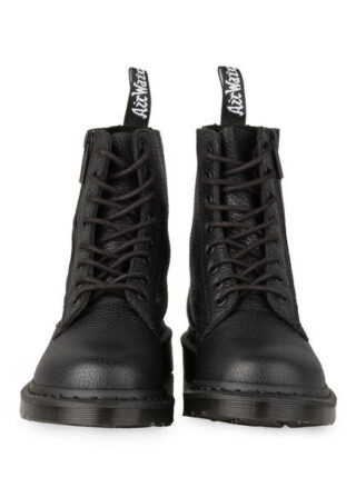 Dr. Martens 1460 Pascal Biker Boots, Schwarz