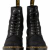 Dr. Martens 1460 Pascal Biker Boots, Schwarz