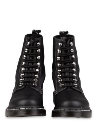 Dr. Martens 1460 Pascal Biker Boots, Schwarz
