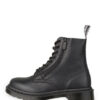 Dr. Martens 1460 Pascal Biker Boots, Schwarz