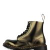 Dr. Martens 1460 Pascal Chroma Biker Boots, Gold