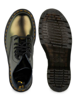 Dr. Martens 1460 Pascal Chroma Biker Boots, Gold