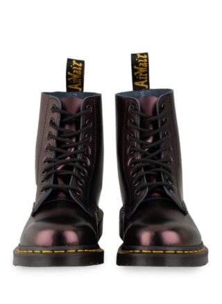 Dr. Martens 1460 Pascal Chroma Biker Boots, Rot