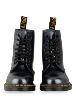 Dr. Martens 1460 Pascal Chroma Biker Boots, Silber