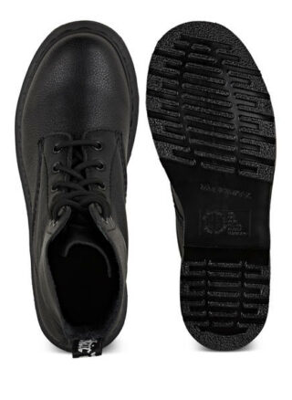 Dr. Martens 1460 Pascal Virginia Biker Boots, Schwarz