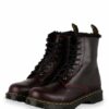 Dr. Martens 1460 Serena Biker Boots, Rot