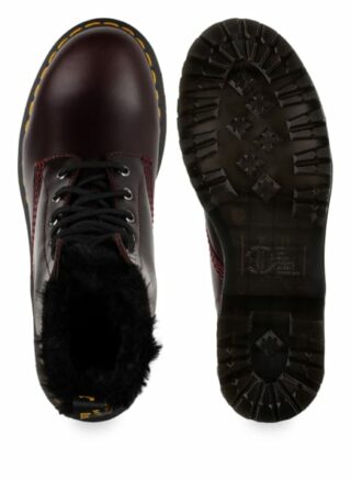 Dr. Martens 1460 Serena Biker Boots, Rot