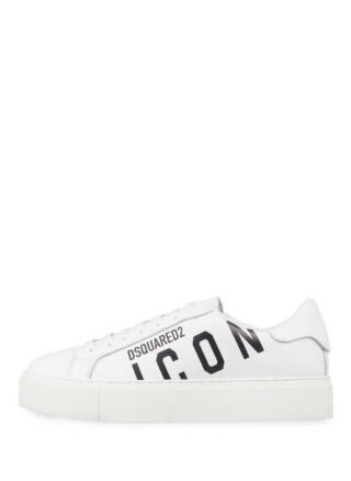 Dsquared2 Icon Plateau-Sneaker, Weiss