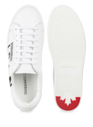 Dsquared2 Icon Plateau-Sneaker, Weiss