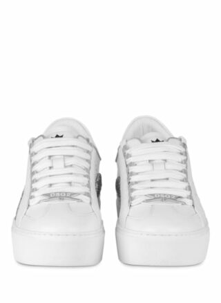Dsquared2 Plateau-Sneaker, Weiss