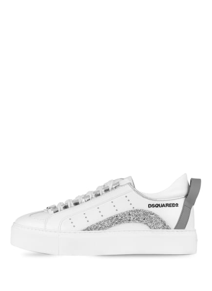 Dsquared2 Plateau-Sneaker, Weiss