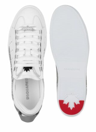 Dsquared2 Plateau-Sneaker, Weiss