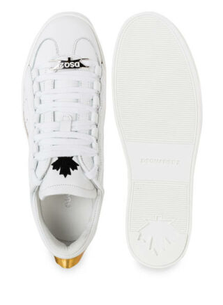 Dsquared2 Plateau-Sneaker, Weiss