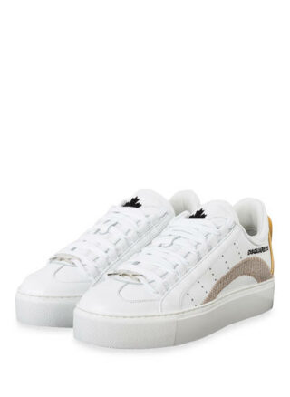 Dsquared2 Plateau-Sneaker, Weiss