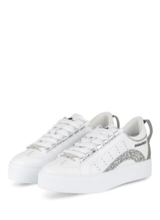 Dsquared2 Plateau-Sneaker, Weiss