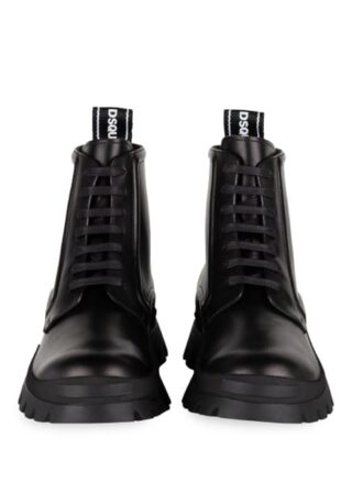 Dsquared2 Schnürboots, Schwarz