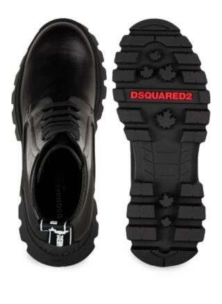 Dsquared2 Schnürboots, Schwarz