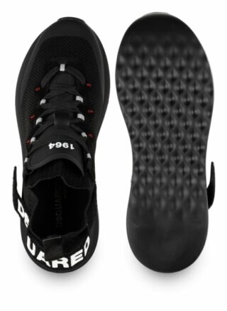 Dsquared2 Speedster Plateau-Sneaker, Schwarz