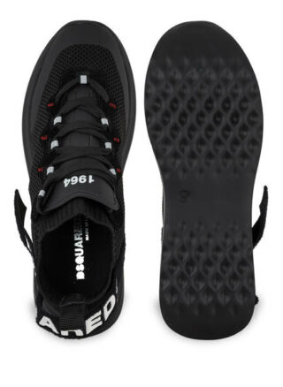 Dsquared2 Speedster Plateau-Sneaker, Schwarz