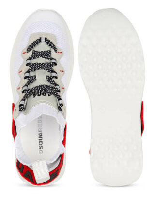 Dsquared2 Speedster Plateau-Sneaker, Weiss