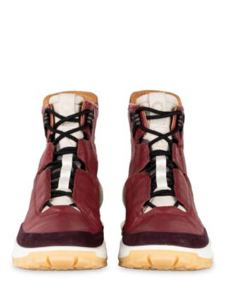 Ecco Exostrike M Hightop-Sneaker, Rot