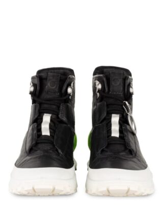 Ecco Exostrike M Hightop-Sneaker, Schwarz