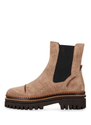 Elvio Zanon Chelsea-Boots, Beige