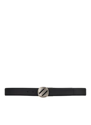 Ermenegildo Zegna Gürtel zum Wenden, Schwarz