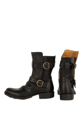 Fiorentini + Baker Eternity Biker Boots, Schwarz