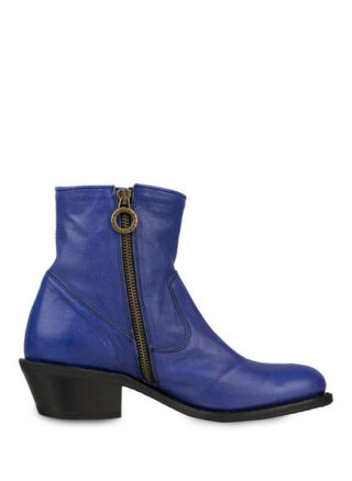Fiorentini + Baker Royal Rocker Biker Boots, Blau