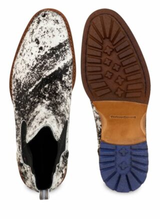 Floris Van Bommel Chelsea-Boots, Weiss