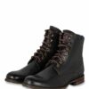 Floris Van Bommel Schnürboots, Schwarz