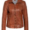 Gipsy Citty Lederjacke, Braun