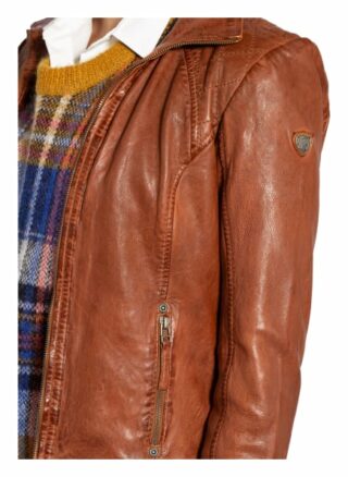 Gipsy Citty Lederjacke, Braun