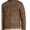 gipsy Davis Lederjacke Herren, Braun