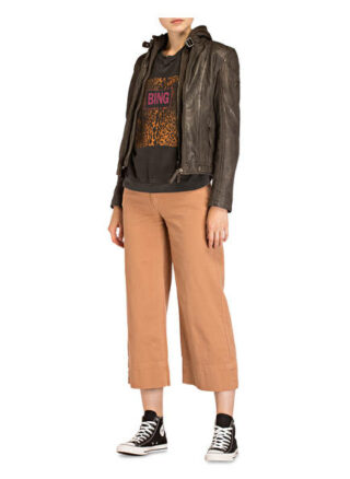 Gipsy Lederjacke Cacey, Grau