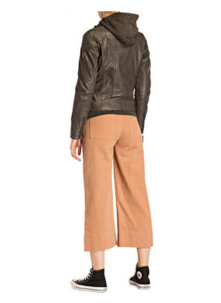 Gipsy Lederjacke Cacey, Grau