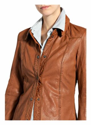 Gipsy Lederjacke Damen, Braun