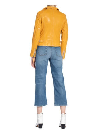 Gipsy Lederjacke Damen, Gelb