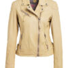 Gipsy Pgg s20 Lederjacke Damen, Gelb