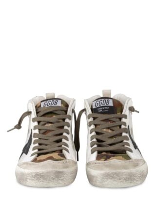 Golden Goose Deluxe Brand Mid Star Hightop-Sneaker, Weiss