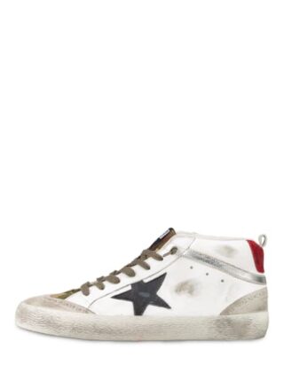 Golden Goose Deluxe Brand Mid Star Hightop-Sneaker, Weiss