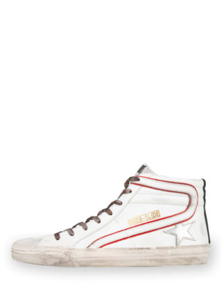 Golden Goose Deluxe Brand Slide Hightop-Sneaker, Weiss