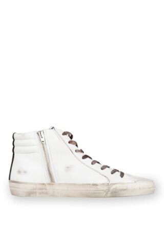 Golden Goose Deluxe Brand Slide Hightop-Sneaker, Weiss