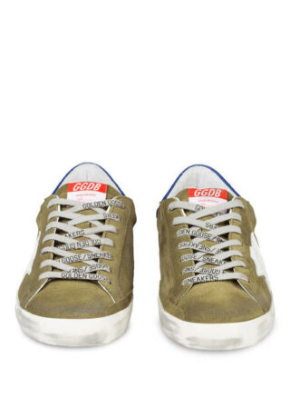 Golden Goose Deluxe Brand Super-Star Sneaker, Grün