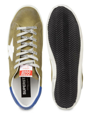 Golden Goose Deluxe Brand Super-Star Sneaker, Grün