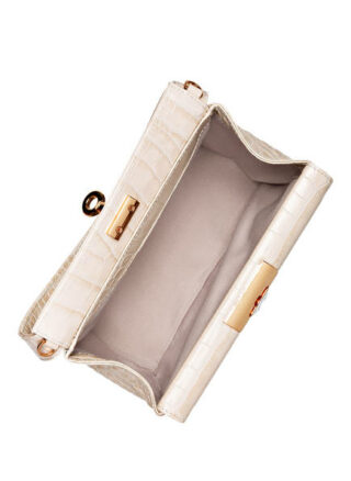 Gu_De Milky Handtasche, Beige