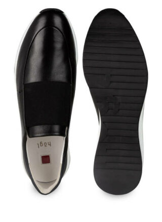 Högl Leder-Sneaker, Schwarz
